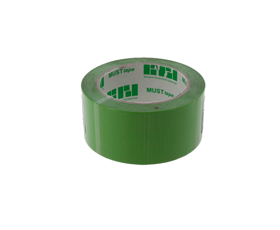 Ruban adhésif MUST tape vert - Rouleau 25 m x 5 cm - Batisolution