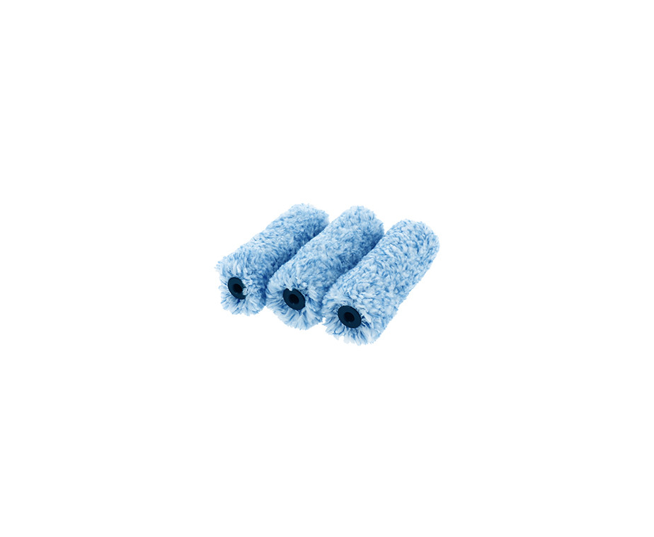 Lot de 3 manchons microfibres HD bleu