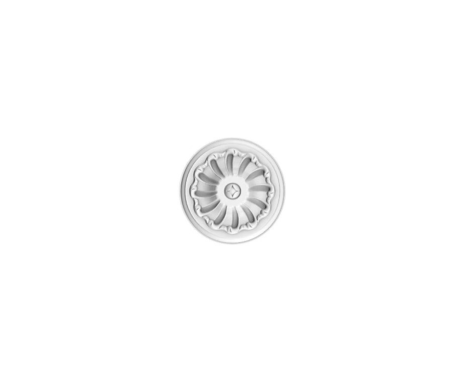 Rosace de plafond polyuréthane Orac R10 Ø 15 cm