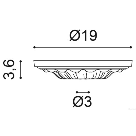 Dimension rosace R11
