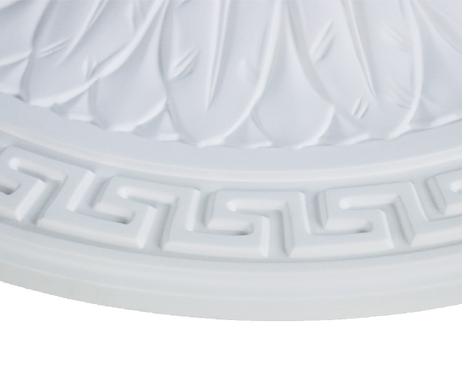 Zoom sur la rosace de plafond R16 polyuréthane Orac Ø 45 cm