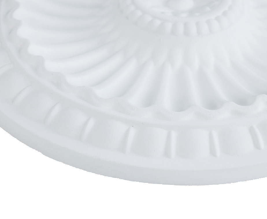 Zoom sur la rosace décorative Ø 28 cm polystyrène RT10