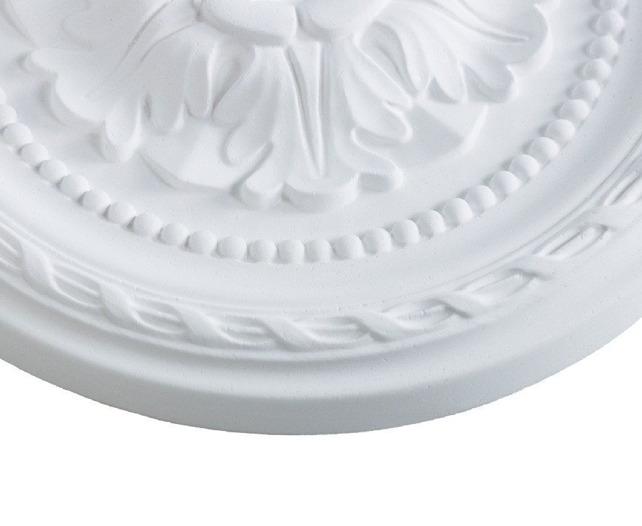Zoom sur la rosace décorative Ø 30 cm polystyrène RT11