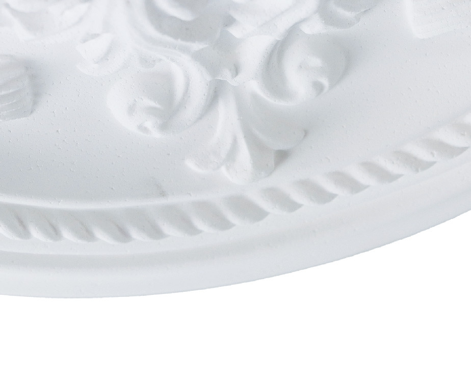 Zoom sur la rosace décorative Ø 46 cm polystyrène RT15