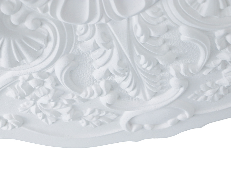 Zoom sur la rosace décorative Ø 65 cm polystyrène RT18